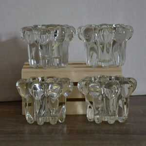 Four  Vtg Tealight holders